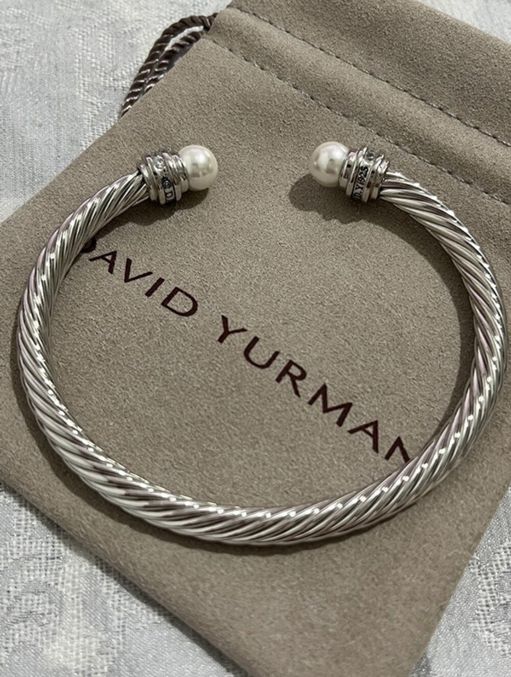 ๐ David Yurman Cable Classics Collection: Pearl-End Bracelet - Picture 5 of 5